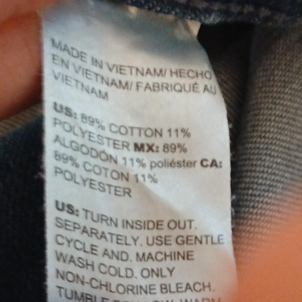 Chico's Blue Cropped Jeans US Size 2 - Picture 6 of 7